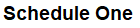 1. Schedule title