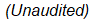 4. Unaudited or Audited description