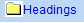 3. Heading formatting