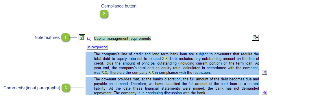 Capital management requirements