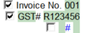 2. Invoice details