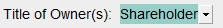 3. Title of Owner(s)