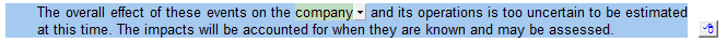 4. Comments (input paragraphs)