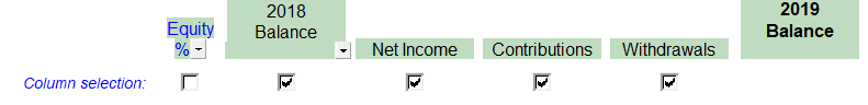 6. Column selection