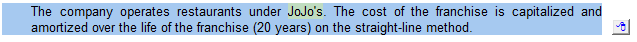 2. Comments (input paragraphs)
