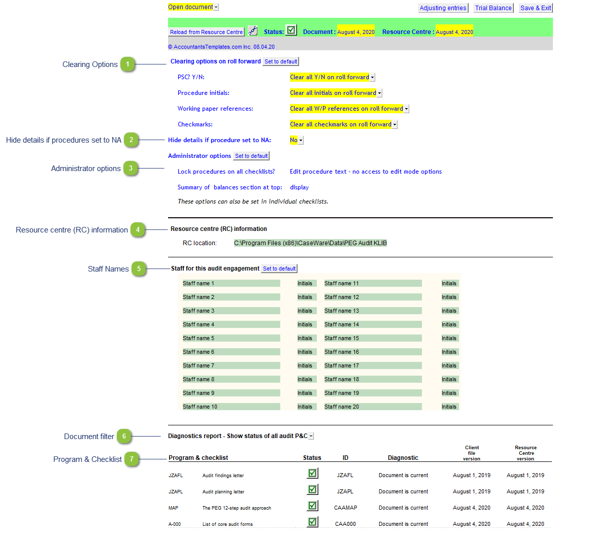 Document Control