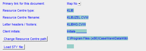 2. Document settings