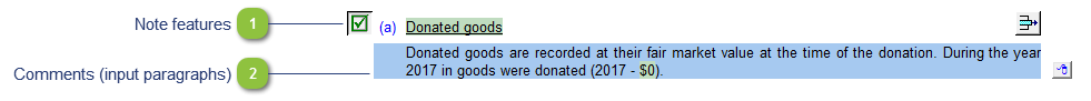 Donated goods (Not for Profit)
