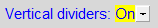 10. Vertical dividers