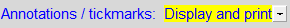 11. Annotations/tickmarks