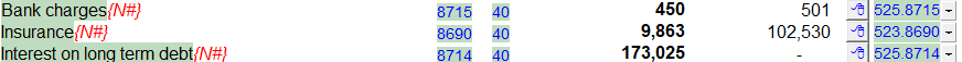 20. Printed line(s)