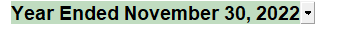 3. Statement year-end date 