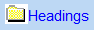 5. Heading formatting