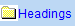 2. Headings format