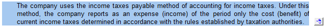 3. Comments (input paragraphs)