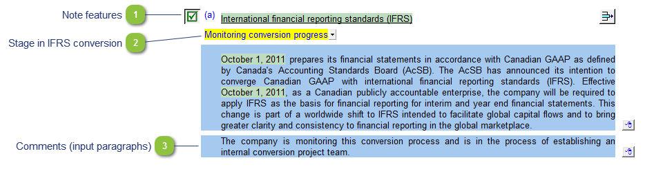 International financial reporting standards (IFRS)