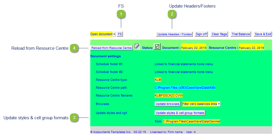 JZ054 Linking additional schedules to the Jazzit financial statements