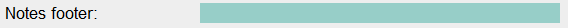 7. Notes footer