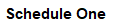 1. Schedule title