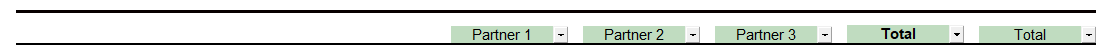 5. Column headings