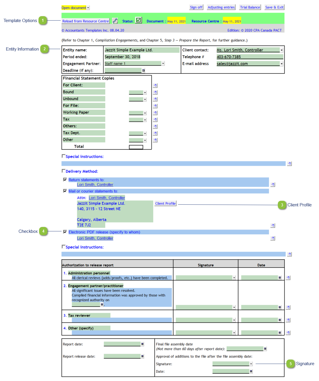 Report transmittal (C3-95)
