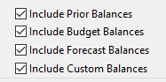 3. Include balances