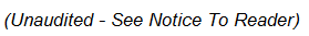 4. Unaudited description