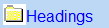 6. Headings settings