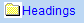 2. Heading formatting