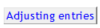 4. Adjusting entries