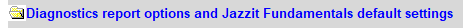 2. Show/hide Diagnostic Report option