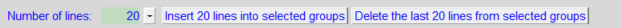 21. Number of rows inserted/deleted