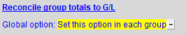 14. Reconcile group totals to G/L