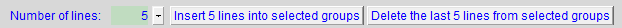 22. Number of rows inserted/deleted