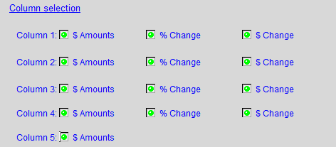 9. Columns selection