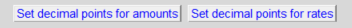 5. Set decimal points