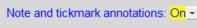 6. Note and tickmark annotations