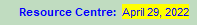 9. Resource Centre date