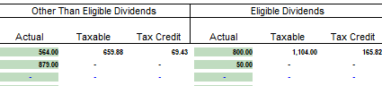 3. Gross up columns