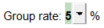 5. Group rate