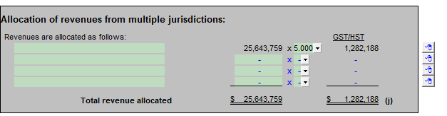 7. Allocation of revenues