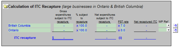 9. ITC Recapture