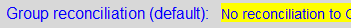 4. Group reconciliation (default)