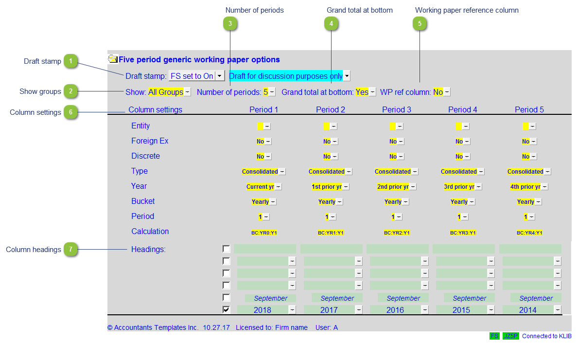 Working Paper Options