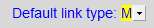 12. Default link type