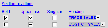 19. Section headings